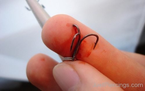 Finger Piercing With Hook-JP1090