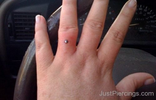 Finger Piercing With Tiny Micro Dermals-JP1110