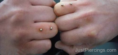 Fingers Piercing On Both Hands-JP1140