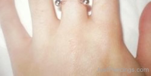 Fingers Piercing  With Amazing Barbells-JP1124