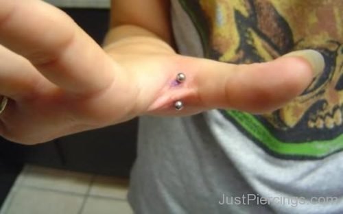 Hand Piercing Closeup Picture-JP1071